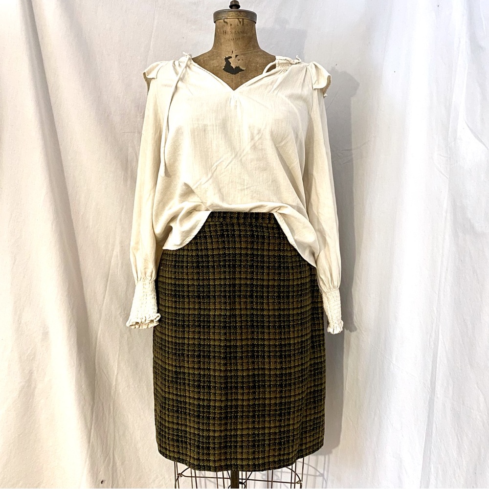 Vintage | 70s Pendleton Woven Wool Skirt, 12